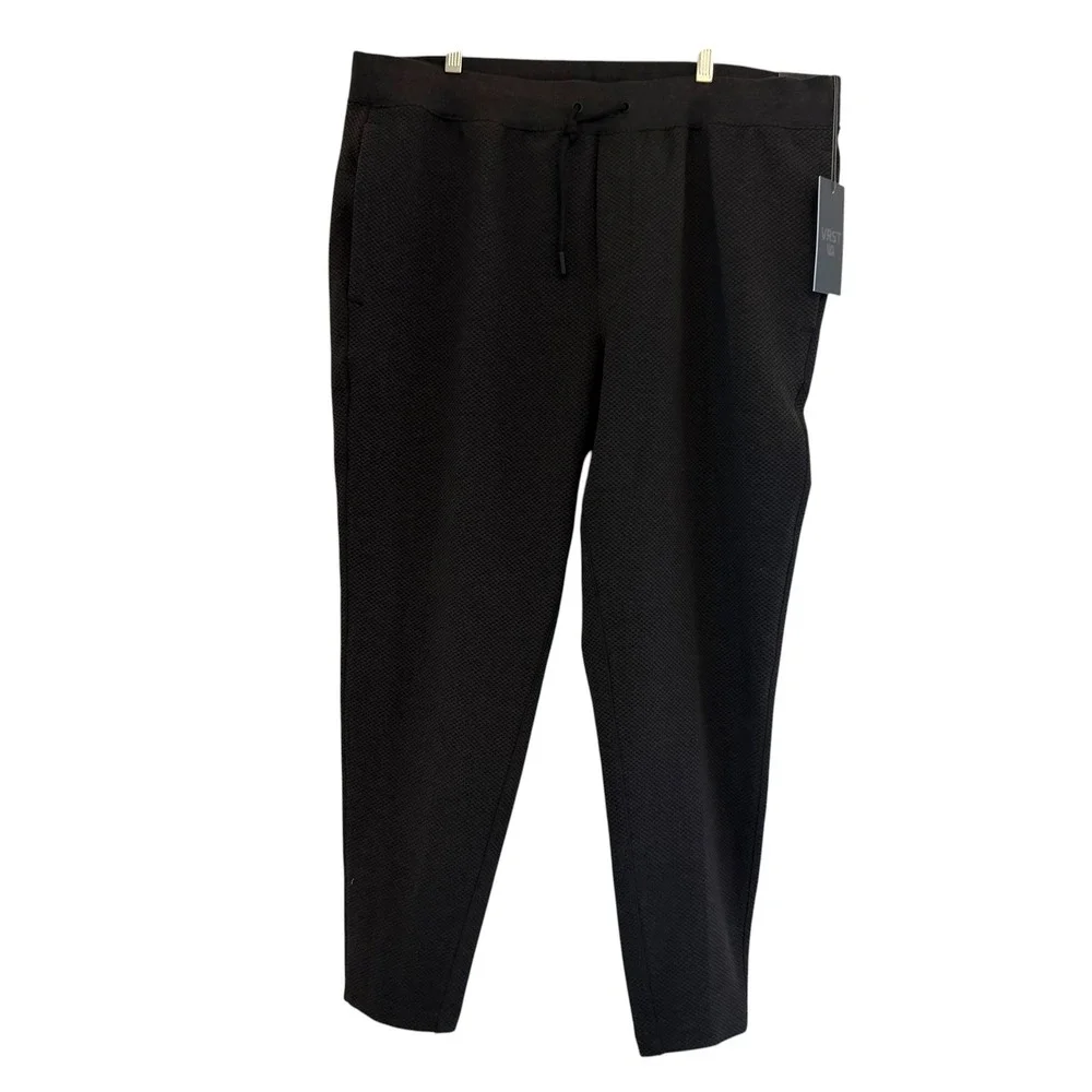 VRST Mens Recharge Pebble Pant Pure Black Heather XL MAX251204Z NEW Performance